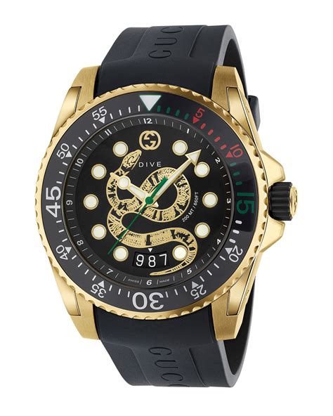 gucci dive watch gold|gucci dive watch price.